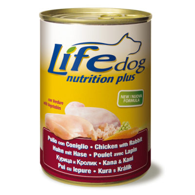 LifeDog "Nutrition Plus" курка з кроликом 400 г