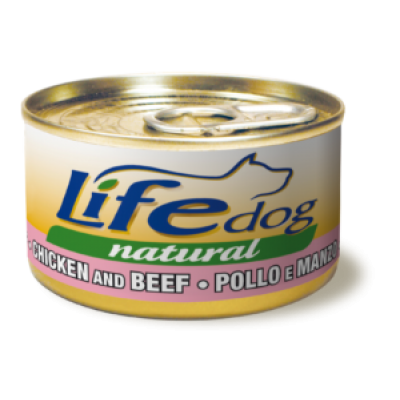 LifeDog куряче філе з яловичиною 90 г 20016