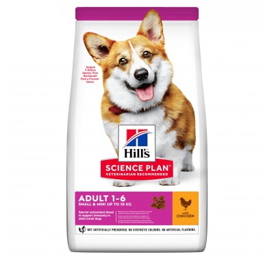 Hill's SP Canine Adult Small для дорослих собак дрібних порід із куркою 3 кг