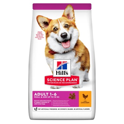 Hill's SP Canine Adult Small для дорослих собак дрібних порід із куркою 3 кг