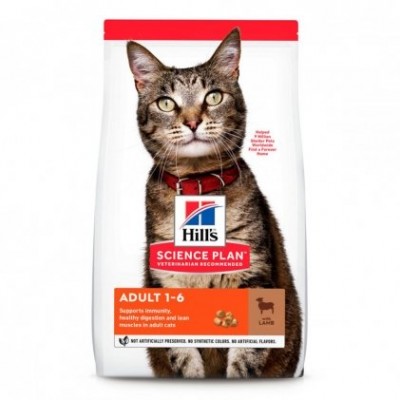 Hill's SP Feline Adult с ягненком и рисом 1,5 кг