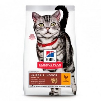 Hill's SP Feline Adult Indoor&amp;Hairball з куркою 3 кг