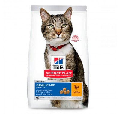 Hill's SP Feline Adult Oral Care с курицей 1,5 кг