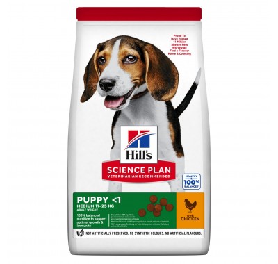 Hill's SP Puppy Medium Breed із куркою 14 кг
