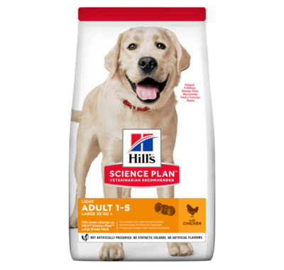 Hill's SP Canine Adult Light Large Breed із куркою 14 кг