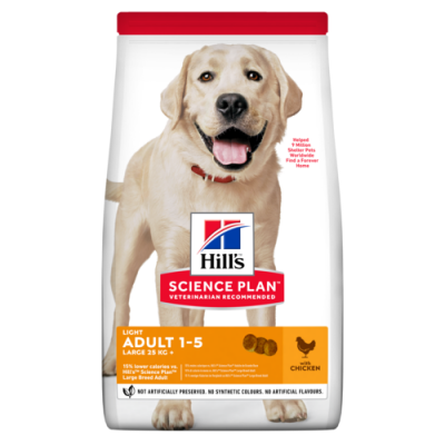 Hill's SP Canine Adult Light Large Breed із куркою 14 кг