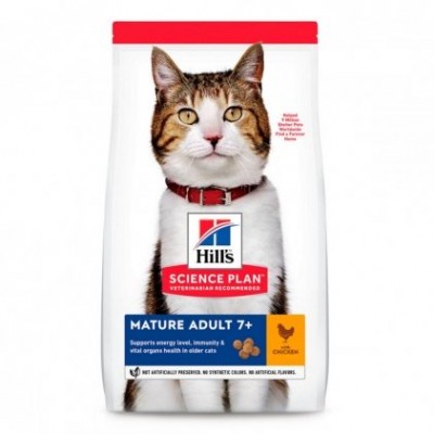 Hill's SP Feline Mature Аdult 7+ з куркою 10 кг