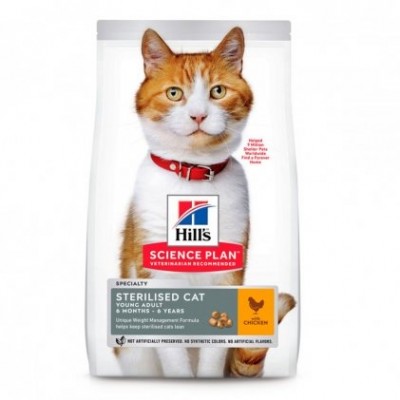 Hill's SP Feline Adult Young Sterilised Cat з куркою 15 кг