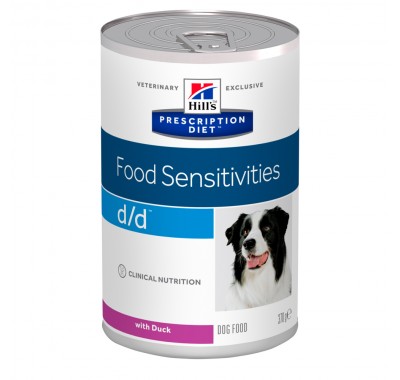 Hill's PD Canine D/D Food Sensitives Вологий корм для собак з качкою 370г