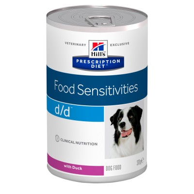 Hill's PD Canine D/D Food Sensitives Вологий корм для собак з качкою 370г
