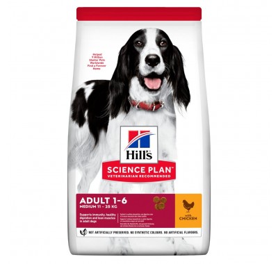 Hill's SP Canine Adult Medium Breed із куркою 14 кг