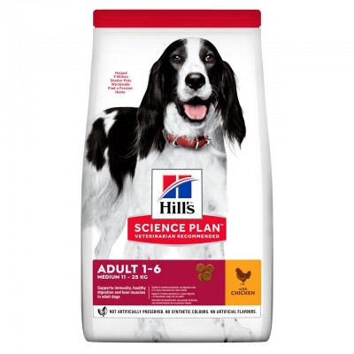 Hill's SP Canine Adult Medium Breed із куркою 14 кг