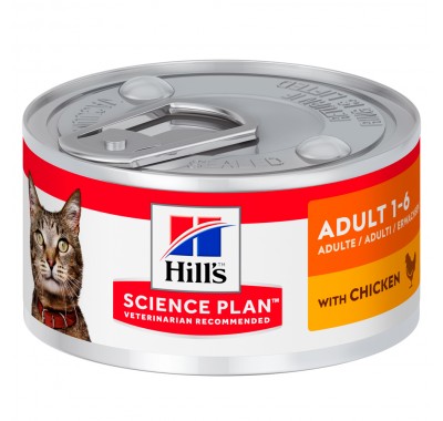 Hill's SP Feline Adult Вологий корм для котів з куркою 82г