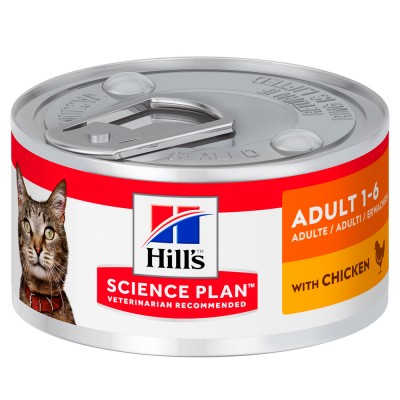 Hill's SP Feline Adult Вологий корм для котів з куркою 82г