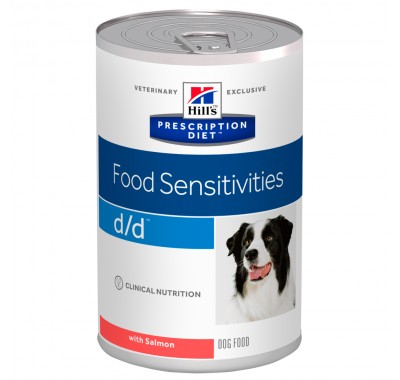 Hill's PD Canine D/D Food Sensitives Вологий корм для собак з лососем 370г