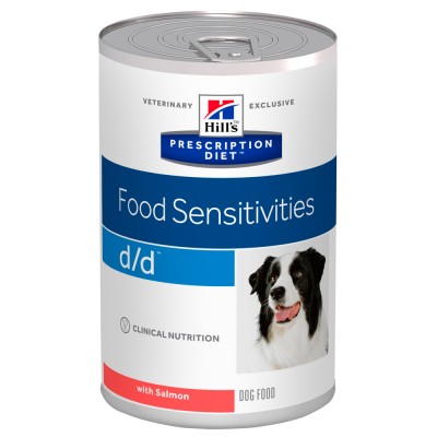 Hill's PD Canine D/D Food Sensitives Вологий корм для собак з лососем 370г