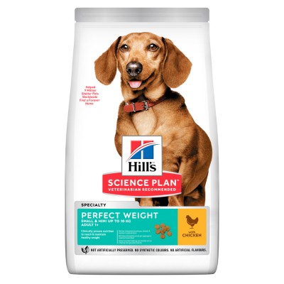 Hill's Science Plan Perfect Weight Small &amp; Mini з куркою 1.5 кг
