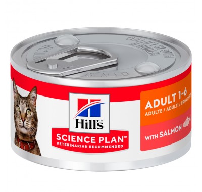 Hill's SP Feline Adult Вологий корм для котів з лососем 82г