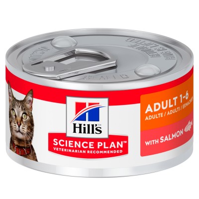 Hill's SP Feline Adult Вологий корм для котів з лососем 82г