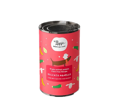 Вологий корм для собак Hygge Монопротеїн Ягня з цукіні та бананом, 400 г