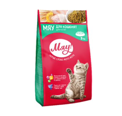 Мяу для котят с курицей 300 г