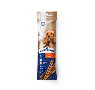 КЛУБ 4 ЛАПЫ Premium Dental Sticks Лакомства для собак 77 г