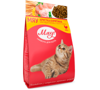 Мяу курица сухой корм для взрослых кошек 400 г
