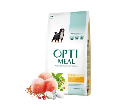Optimeal Корм для собак великих порід, курка 4 кг
