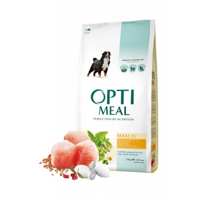 Optimeal Корм для собак великих порід, курка 12 кг
