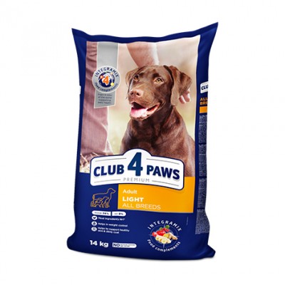 Club 4 Paws Premium сухой корм для взрослых собак всех пород - Контроль вес 14 кг