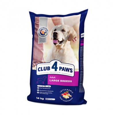 Club 4 Paws Premium сухий корм для дорослих собак великих порід 14 кг