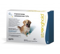 Стронгхолд краплі від бліх, вушних та коростяних кліщів, гельмінтів для собак вагою від 20 до 40 кг