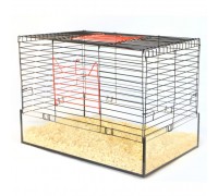 Клетка ЛОРИ КРОЛИК -55 GLASS /цинк/ (550х350х350)