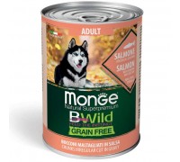 Вологий корм для собак Monge Dog Wet Adult лосось, гарбуз та цукіні 400 г 70012621