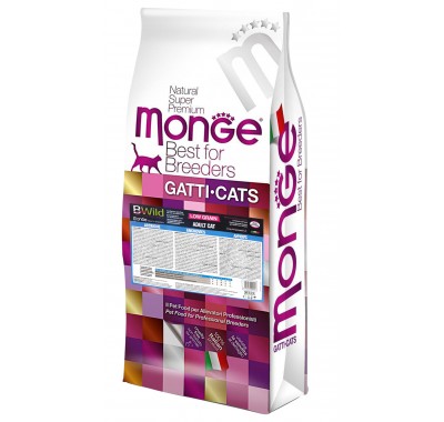 Сухий корм для кішок Monge Cat Bwild Low Grain анчоус 10 кг 70004930