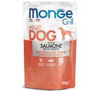 Вологий корм для собак Monge Dog Grill з лососем 100 г 70013123