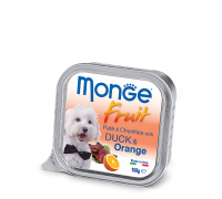 Вологий корм Monge Dog Fruit з качкою та апельсином 100 г 70013239