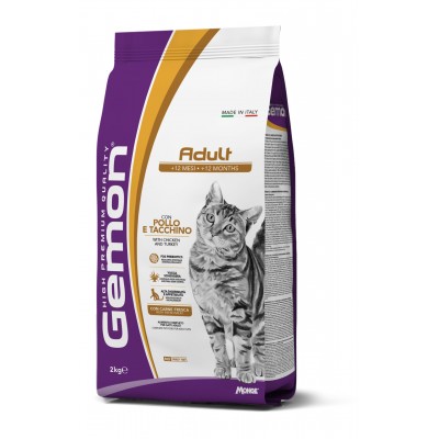 Сухий корм для кішок Gemon Cat Adult Complete курка з індичкою 2 кг 70297158