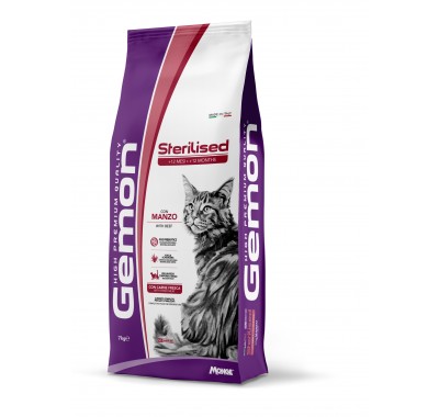 Сухий корм для кішок Gemon Cat Sterilized з яловичиною 7 кг 70297271