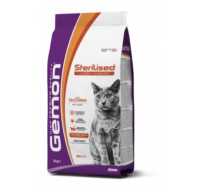 Сухий корм для кішок Gemon Cat Sterilized з індичкою 2 кг 70297172