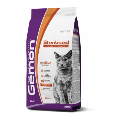 Сухий корм для кішок Gemon Cat Sterilized з індичкою 2 кг 70297172
