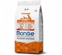 Сухий корм для собак Monge Puppy & Junior качка з рисом 2,5 кг 70011037
