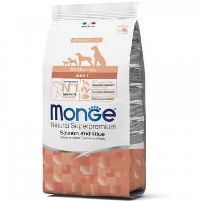 Сухий корм Monge Dog All breeds Adult лосось з рисом 2,5 кг 70011297