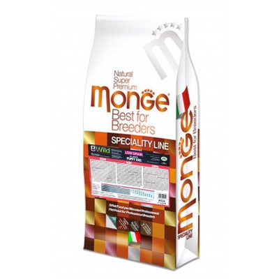 Сухий корм для собак Monge Dog Bwild Low Grain Puppy & Junior оленина 15 кг 70056014