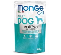 Вологий корм для собак Monge Dog Grill з тріскою 100 г 70013130