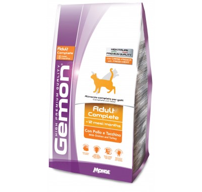 Сухий корм Gemon Cat Adult Complete курка з індичкою 400 г 70297004