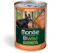 Вологий корм для собак Monge Dog Wet Mini Adult качка, гарбуз та цукіні 400 г 70012638