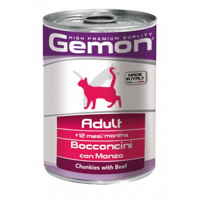 Вологий корм Gemon Cat Wet Adult лосось з креветками 415 г 70300735