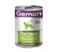 Влажный корм Gemon Cat Wet Sterilised кролик 415 г 70300711