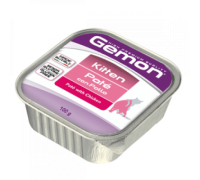 Вологий корм Gemon Cat Wet Kitten паштет з куркою 100 г 70300803